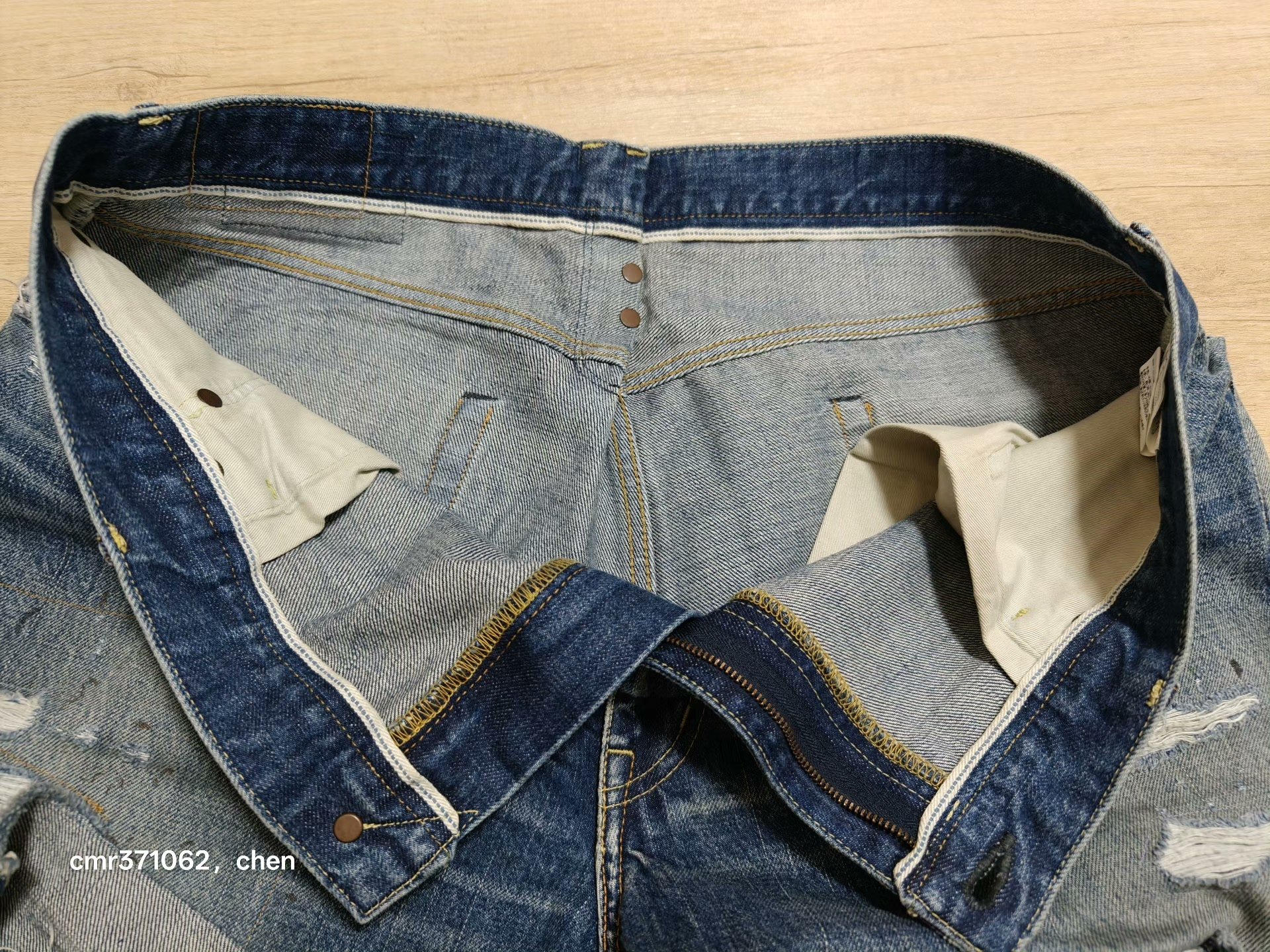 visvim 19AW Spot Journeyman Pants — label
