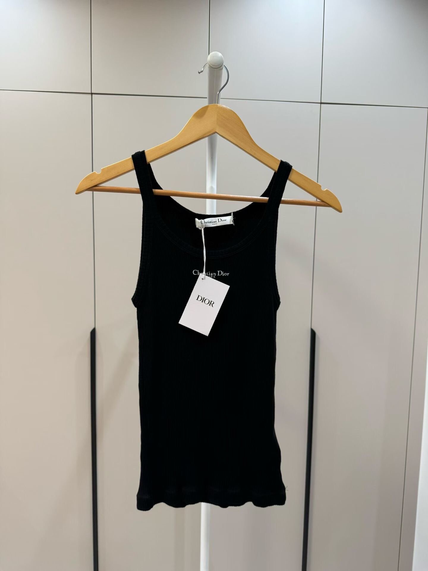 Dior Knit Embroidered Logo Tank