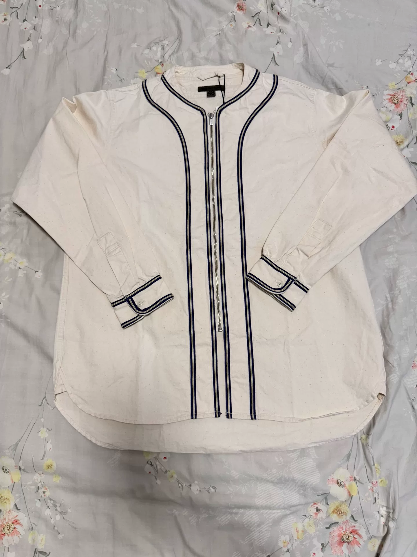 Nigel Cabourn 24AW Cream Zip Top