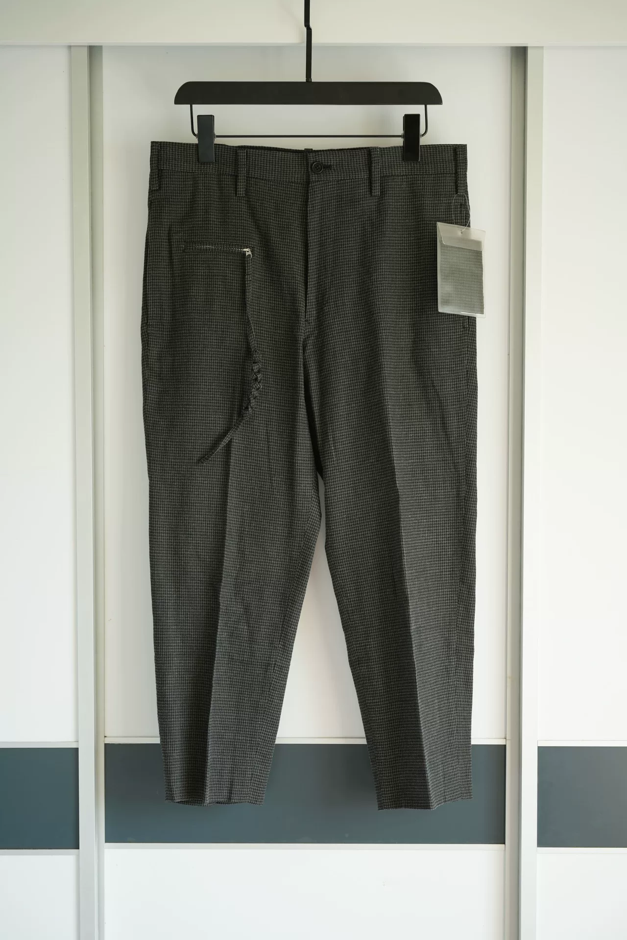 Yohji Yamamoto 13SS Houndstooth Zip Trousers