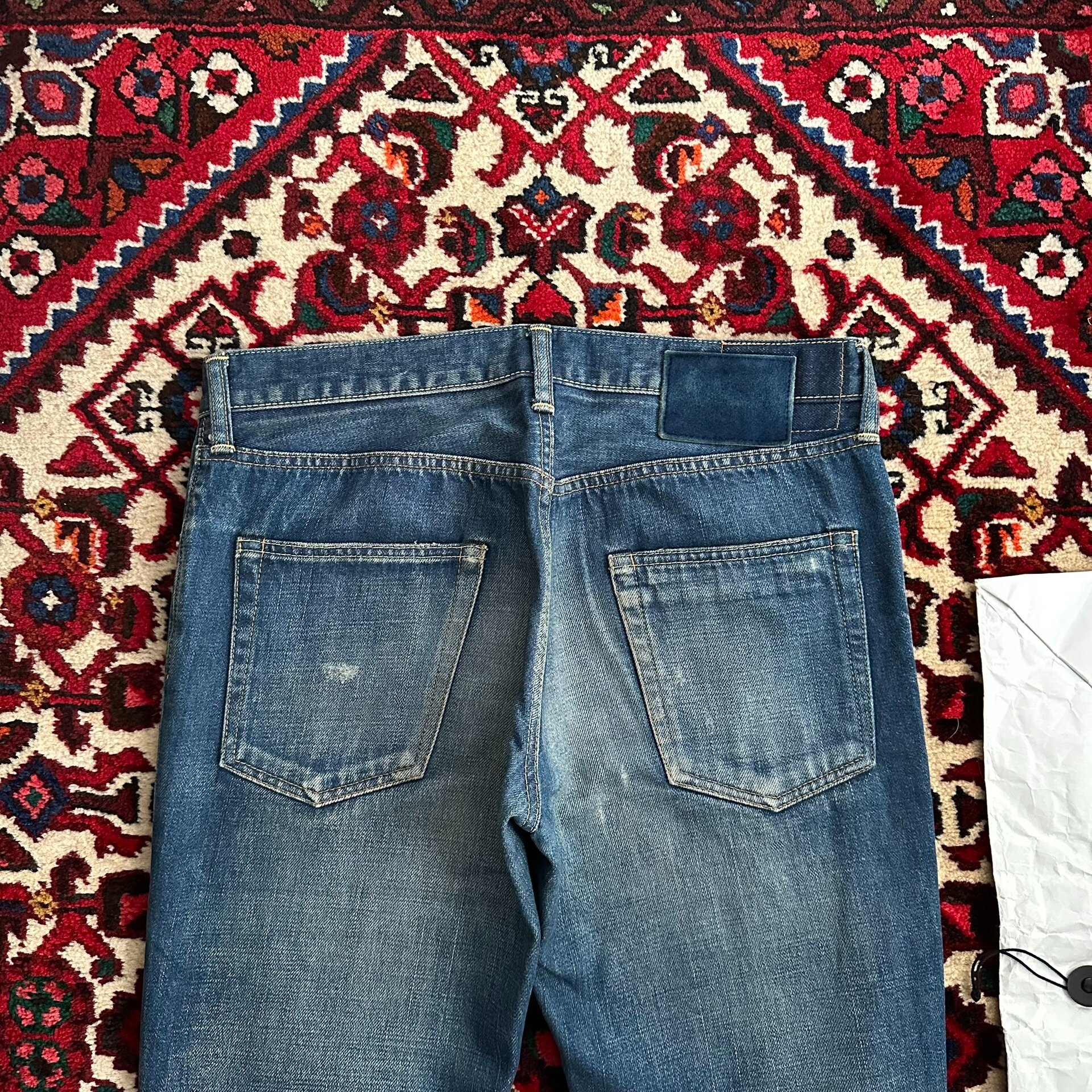 visvim 16aw 04d5 Washed Jeans — label