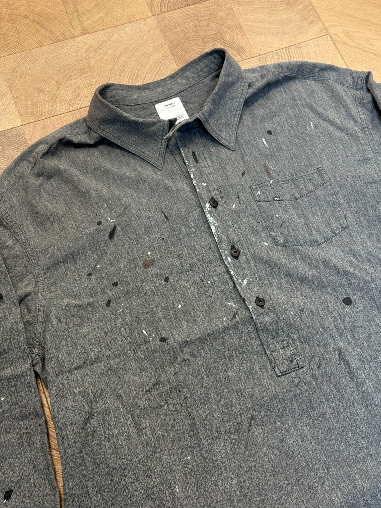VISVIM 26ss 1910 P.O. CHAMBRAY L/S — detail