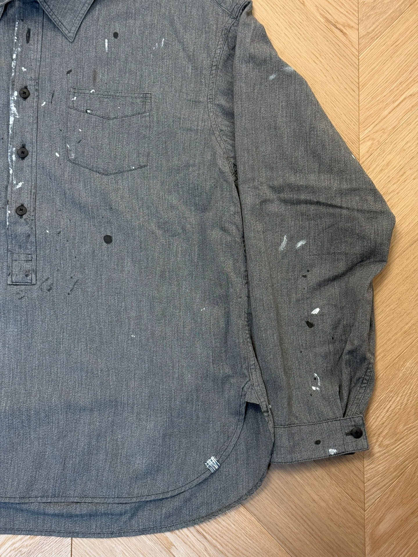 VISVIM 26ss 1910 P.O. CHAMBRAY L/S — back