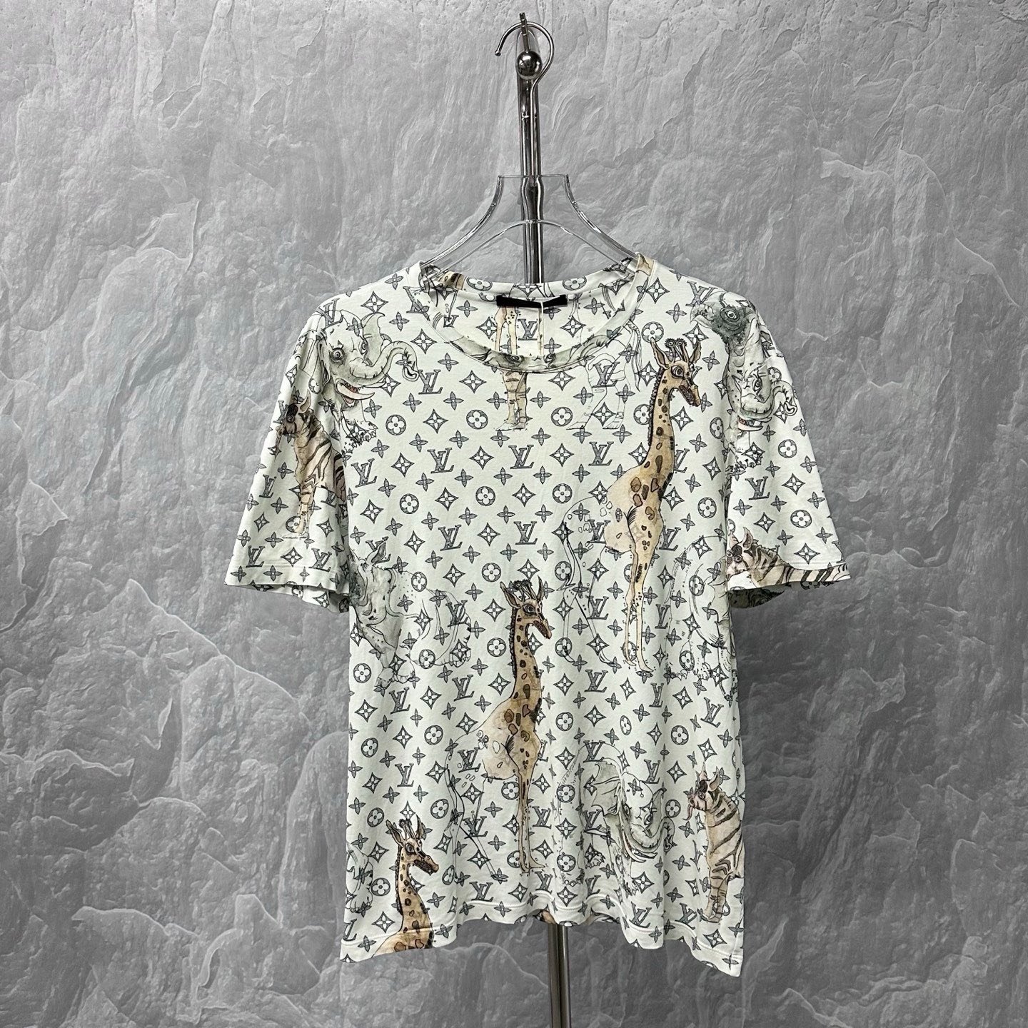 Louis Vuitton Animal Monogram Short-Sleeve Tee