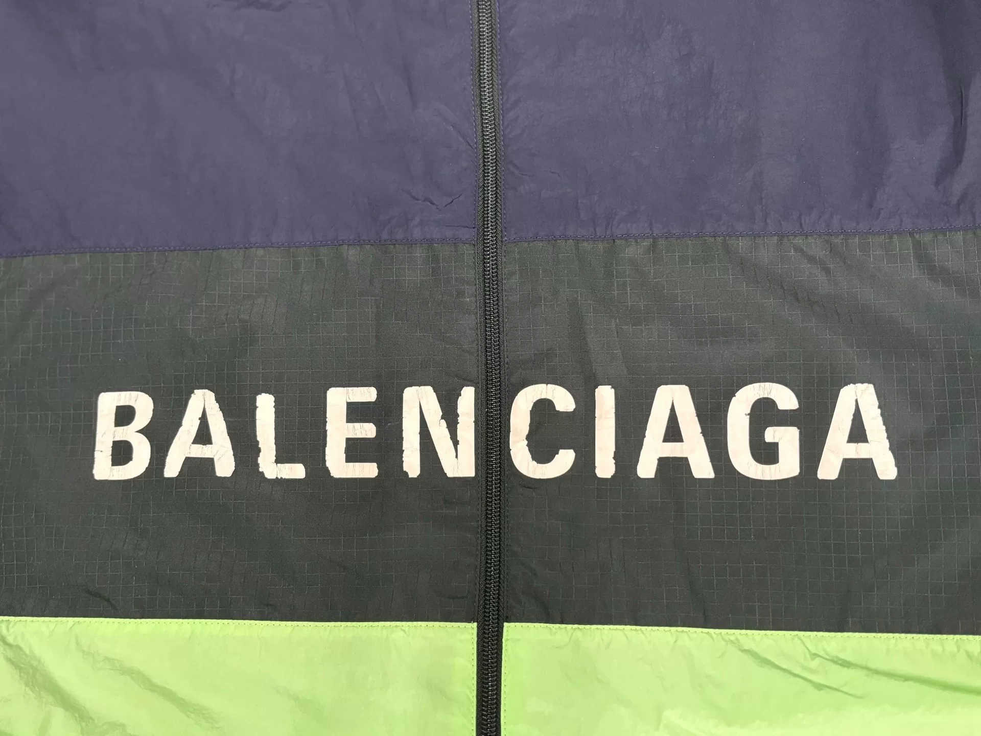 Balenciaga Color-Blocked Panel Jacket — detail