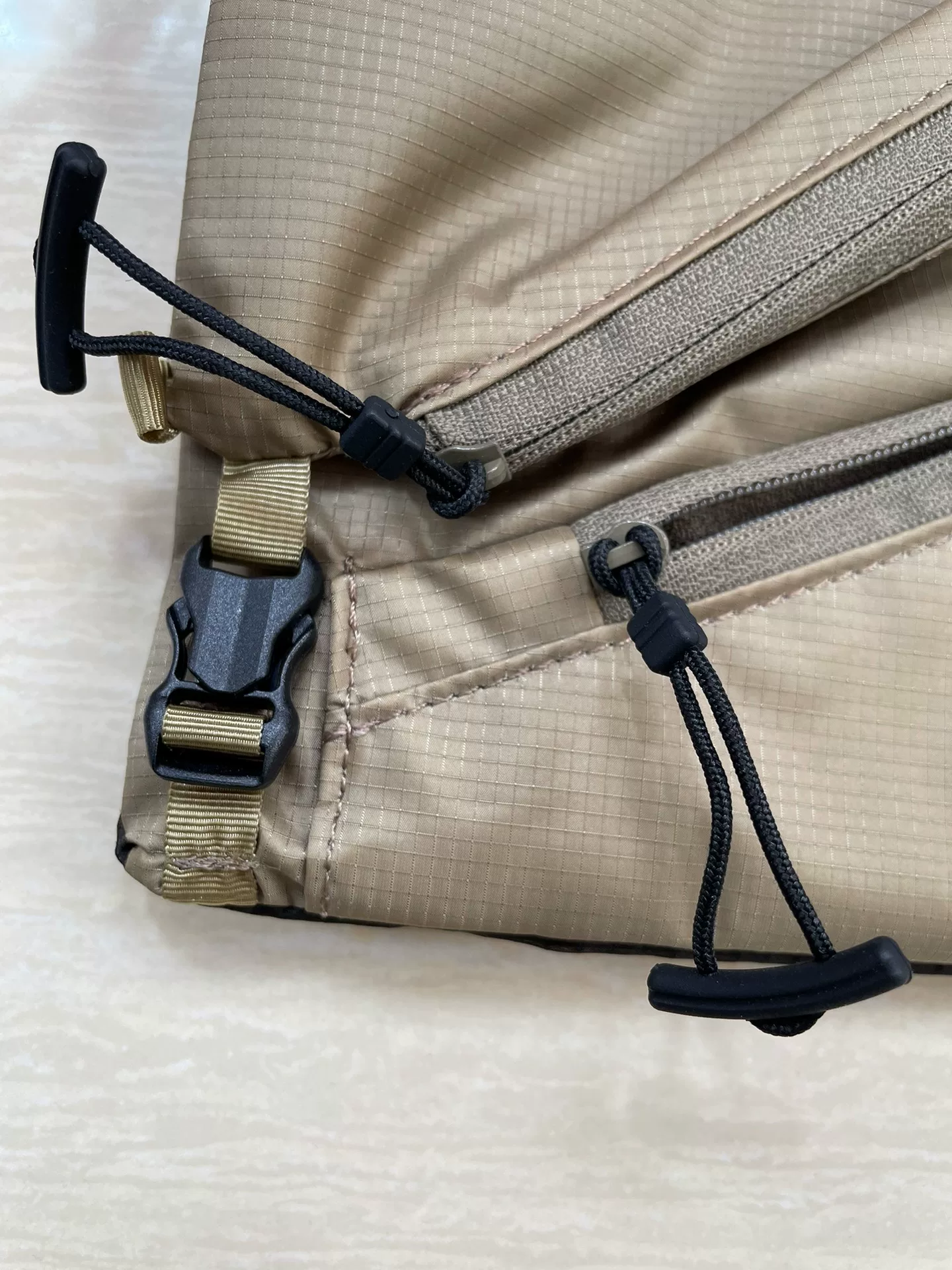Neighborhood Helinox Musette Waist Bag — label