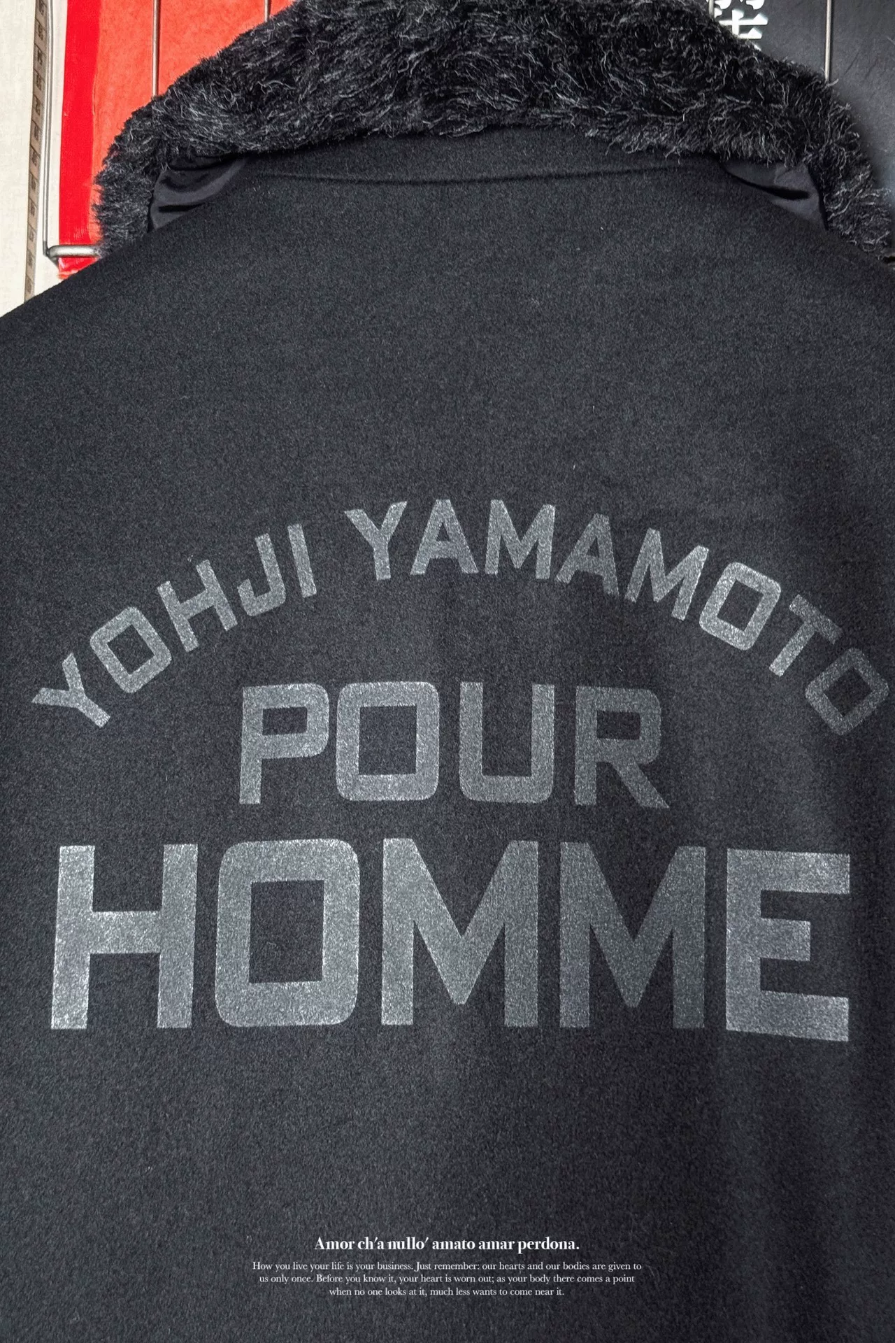 Yohji Yamamoto 6.1 The Men Reversible Jacket — label
