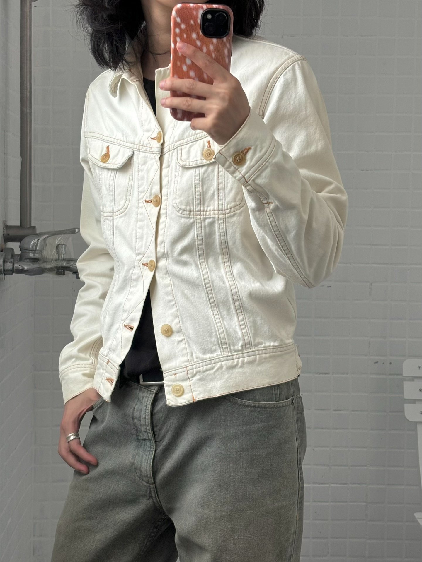 Maison Martin Margiela SS2002 Bleached Denim Jacket