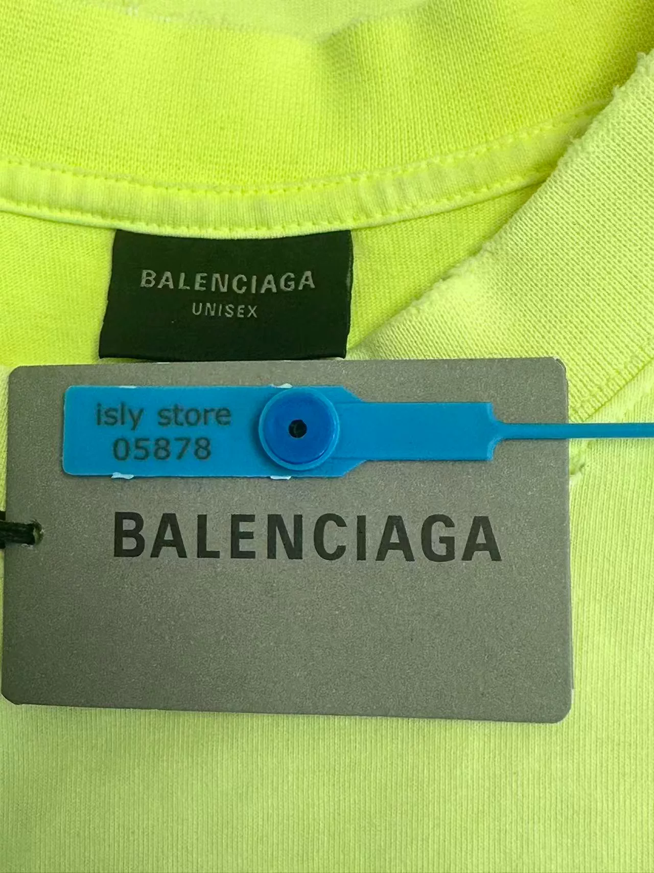 Balenciaga Oversized Logo Print T-shirt — back