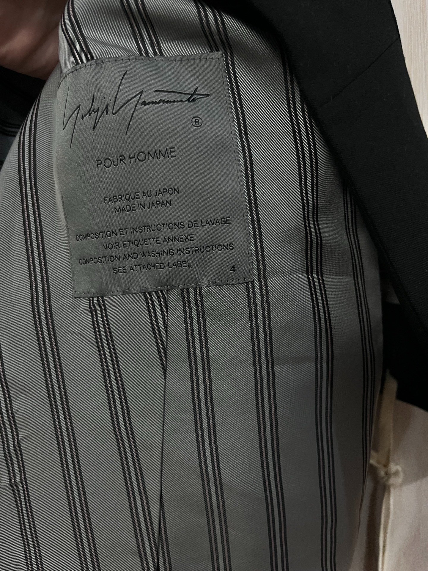 Yohji Yamamoto 21SS Black Lace-Up Vest — back