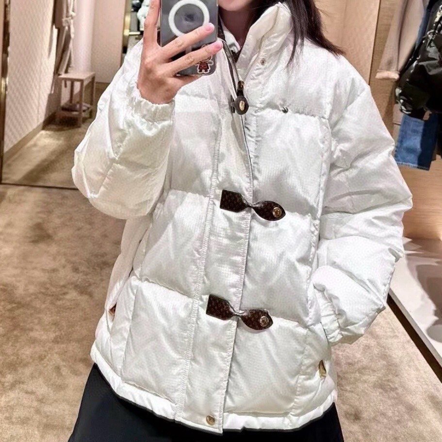 Louis Vuitton SS24 White Puffer Jacket
