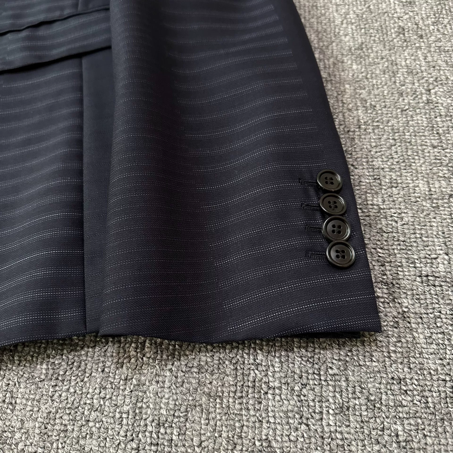 Dior Homme 15SS Striped Wool Suit — front