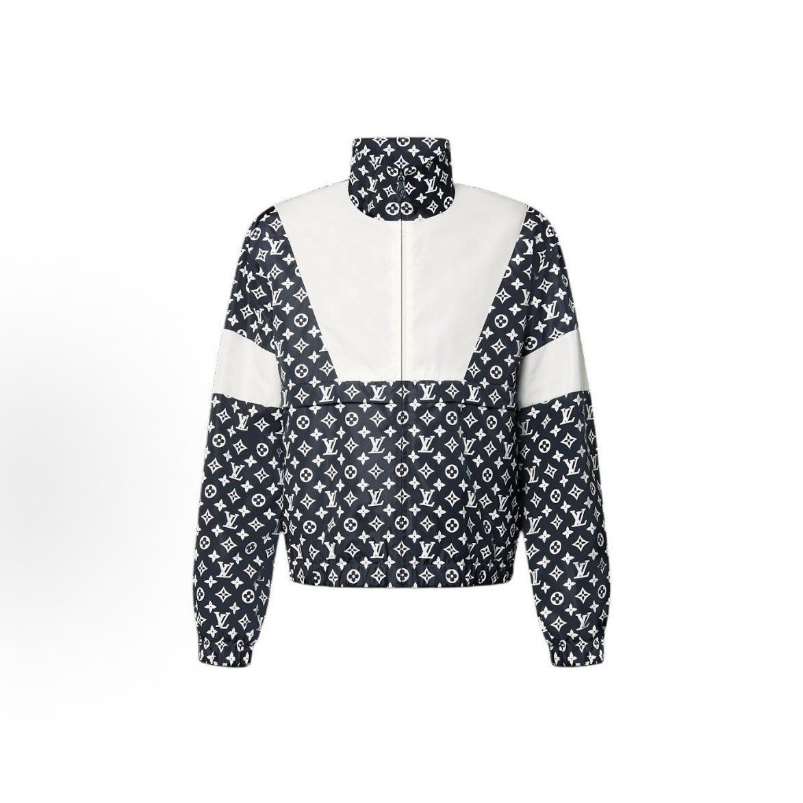Louis Vuitton FW24 Monogram Color-Blocked Cropped Jacket