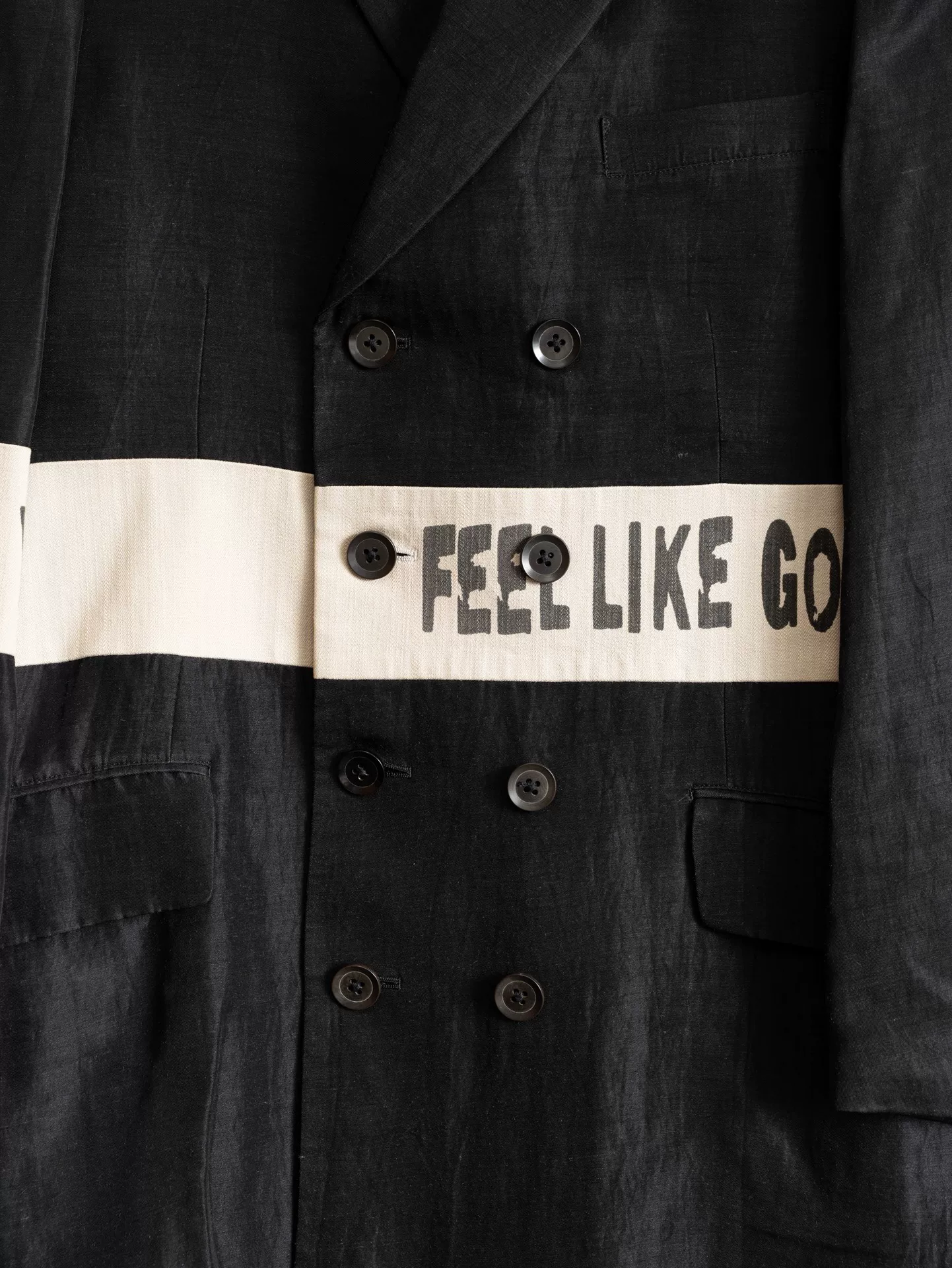 Yohji Yamamoto 08SS Bamboo Fiber Coat — label