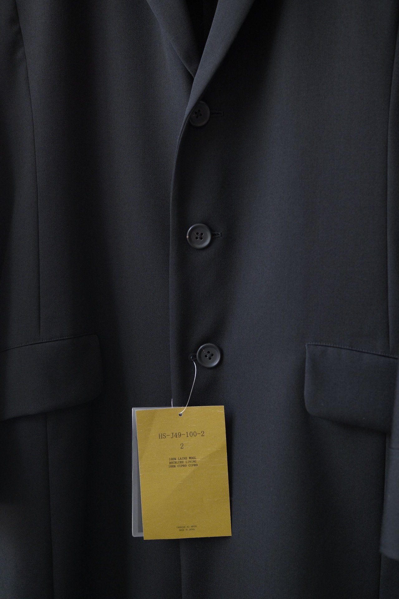 Yohji Yamamoto Pour Homme Strap Coat — detail