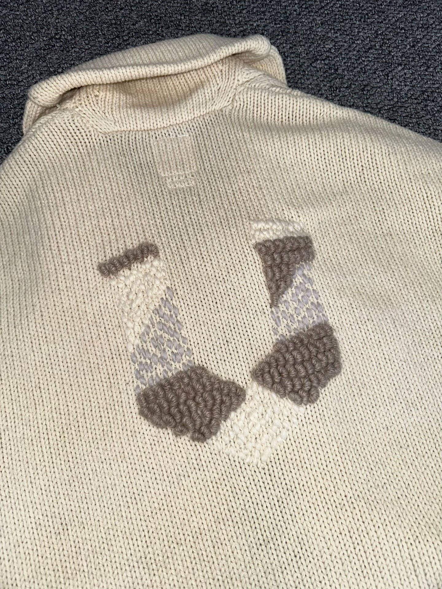 visvim 19AW Cowichan Knit Cardigan — back
