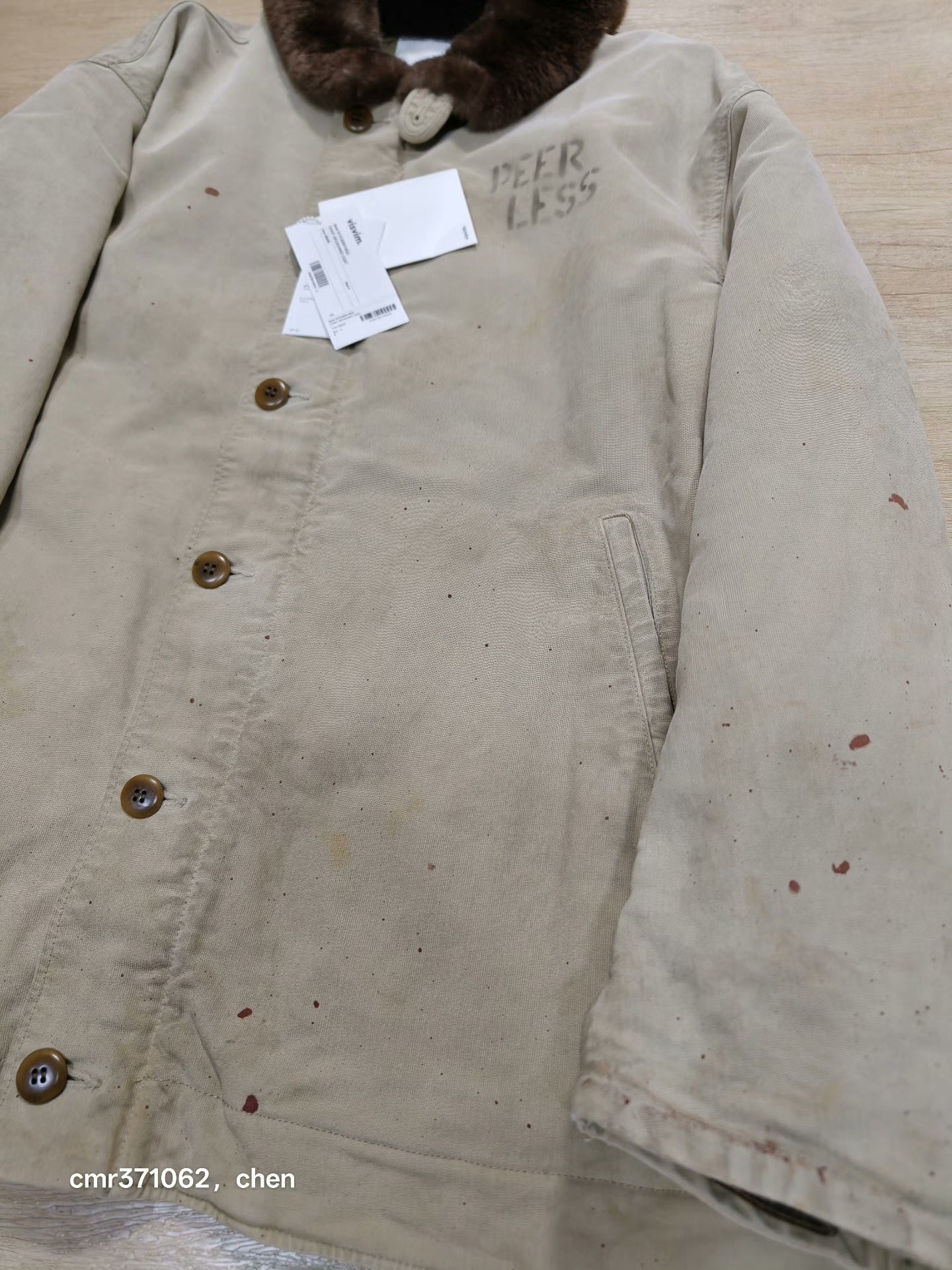 VISVIM 21AW CHIEF DECKHAND COAT — back
