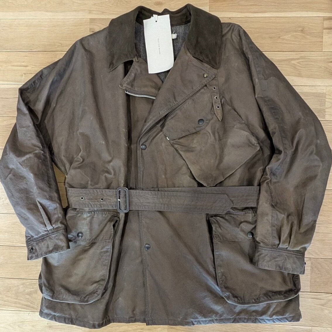 OLD JOE 40(L) Waxed Black Jacket