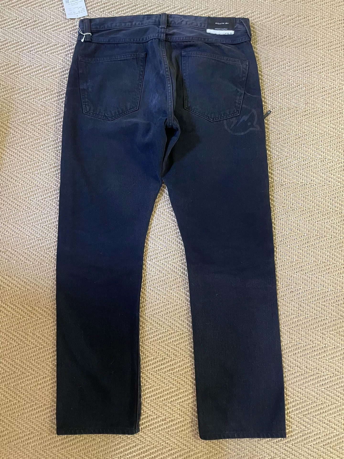Vanquish & Fragment Distressed Denim Pants — front