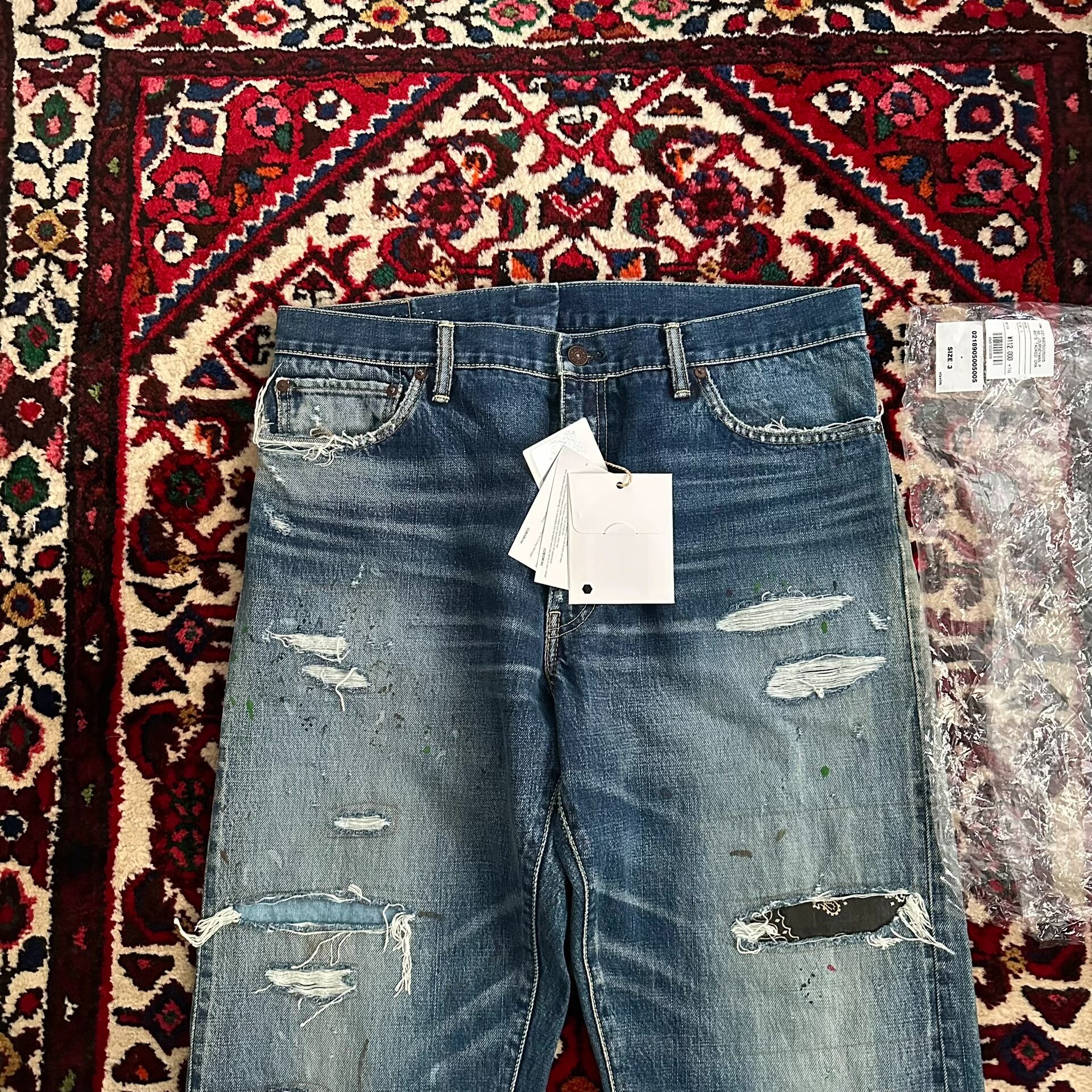 visvim 18aw ICT Journeyman Jeans — back