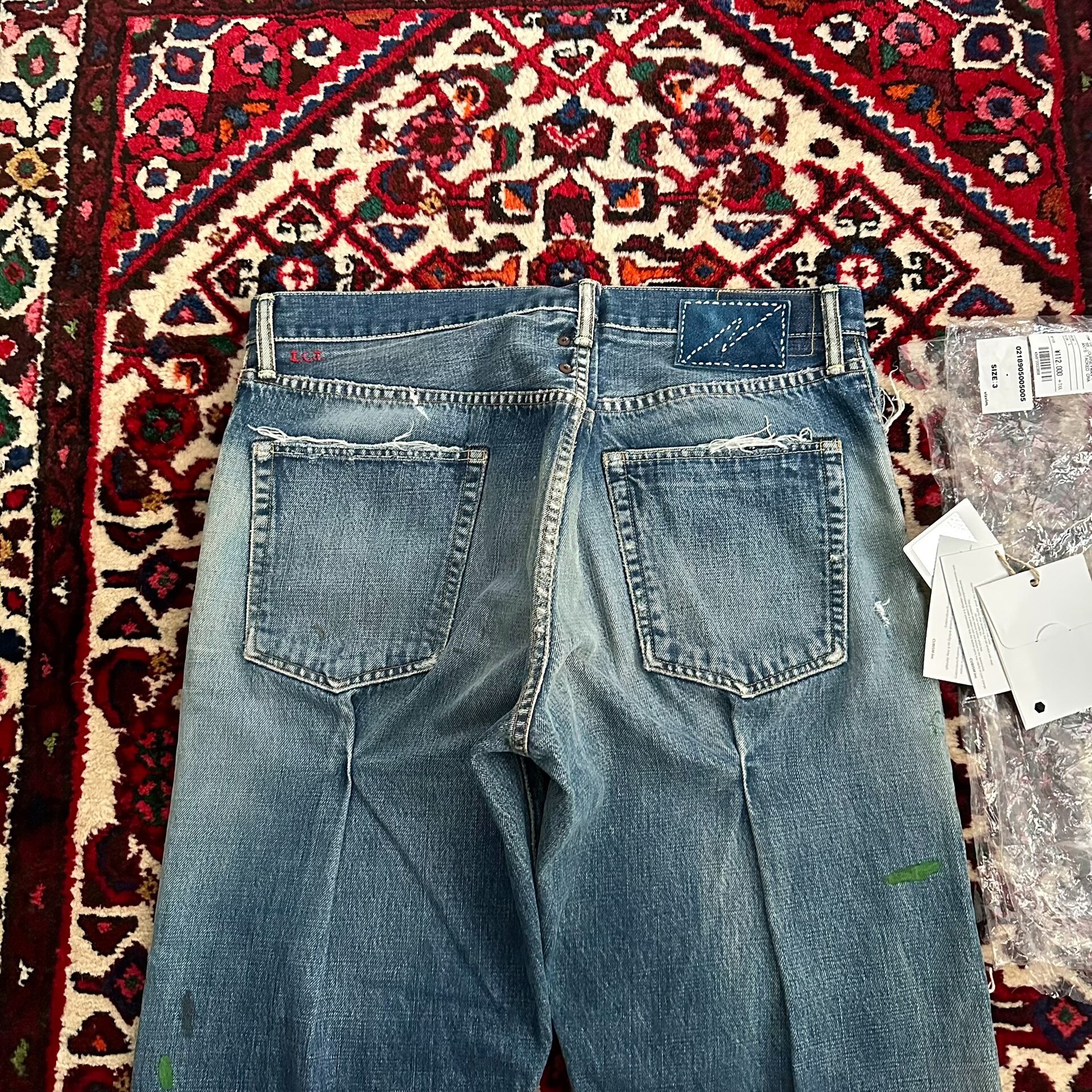 visvim 18aw ICT Journeyman Jeans — label