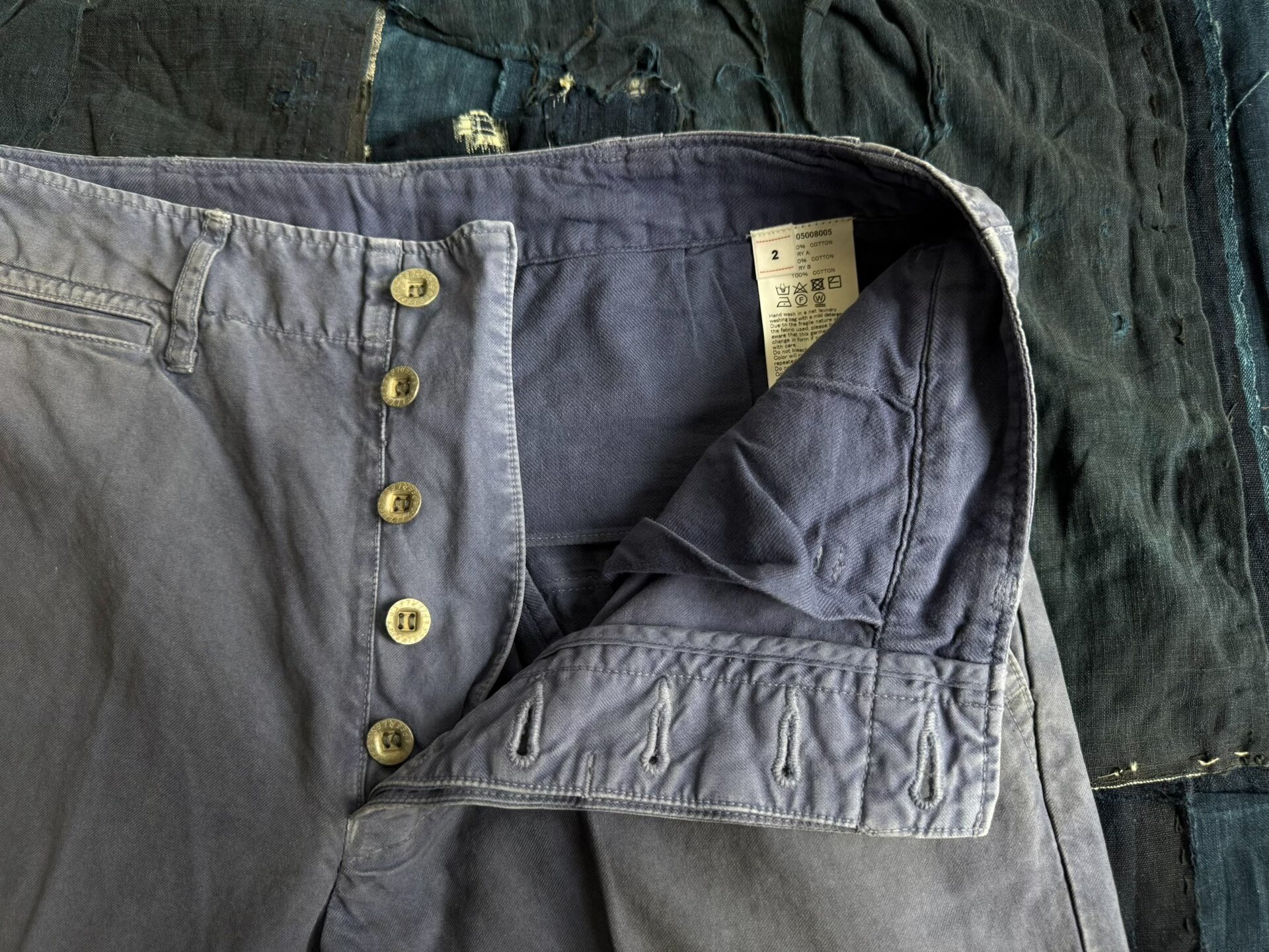 VISVIM 21AW CHINO PANTS DMGD — back