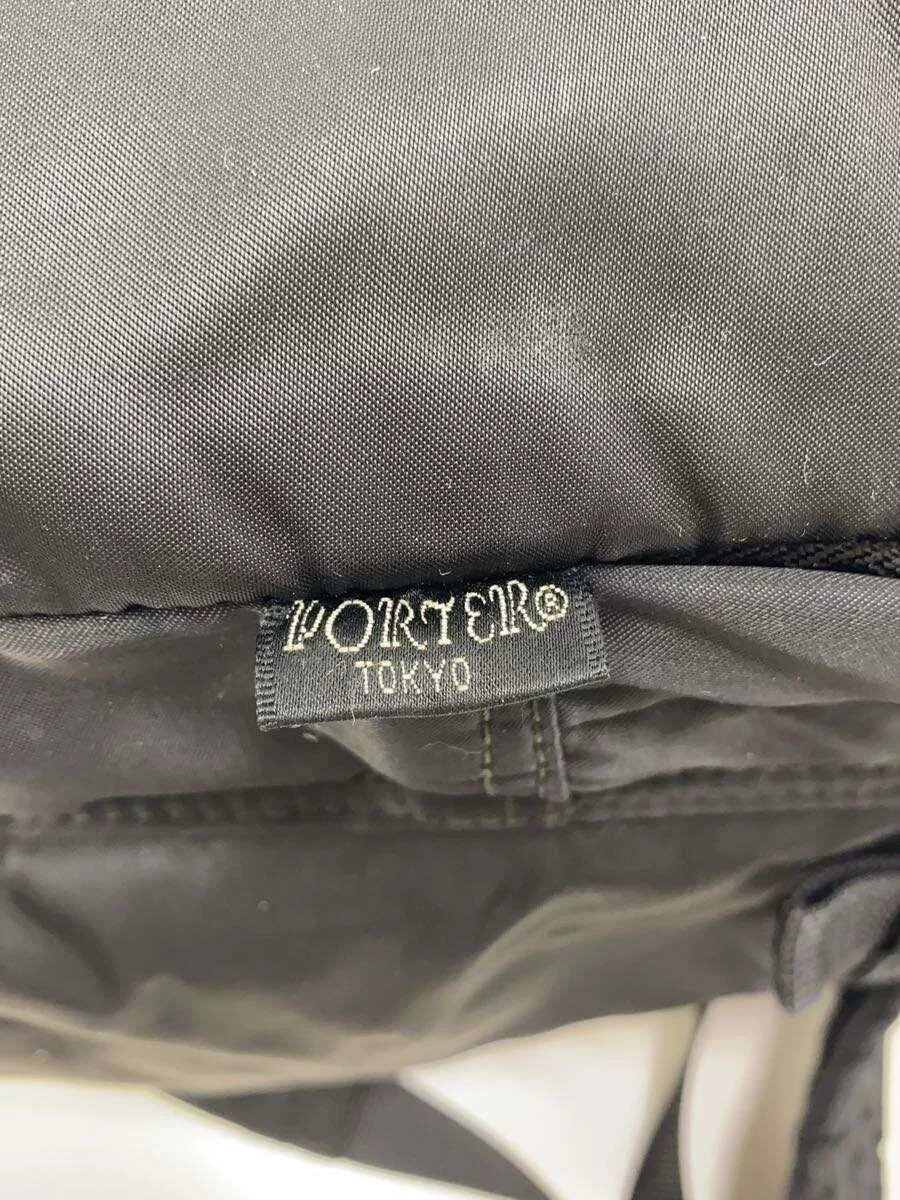 PORTER Black Nylon Backpack — back