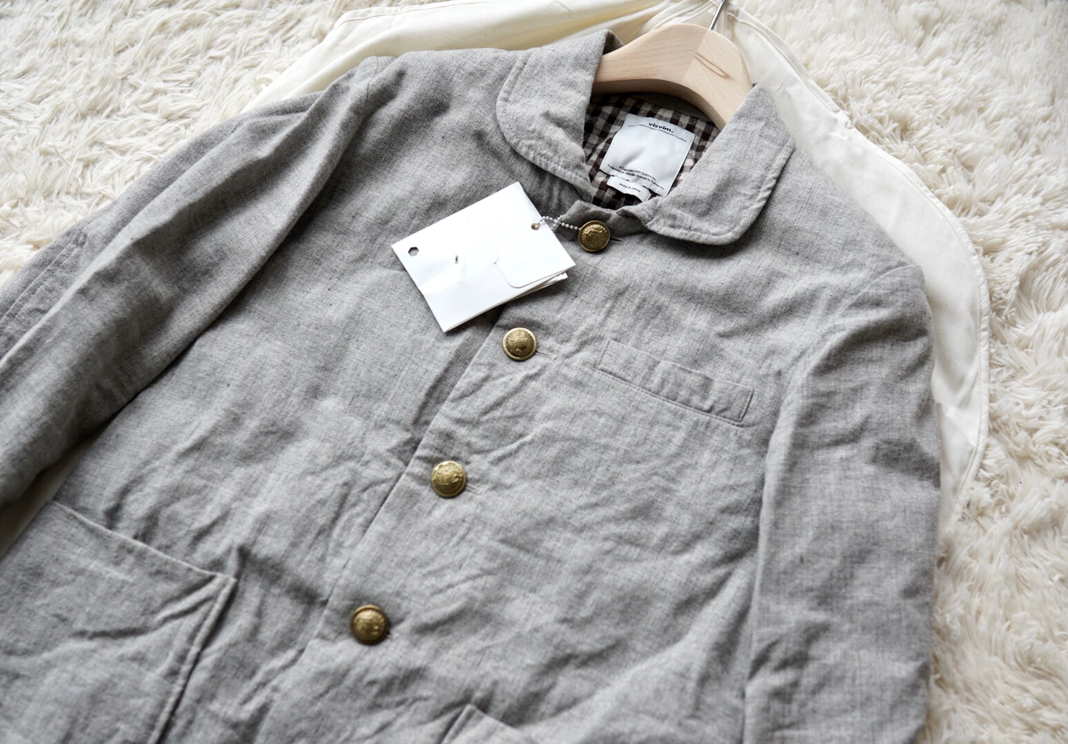 visvim Potomac Premium Wool Blazer — label