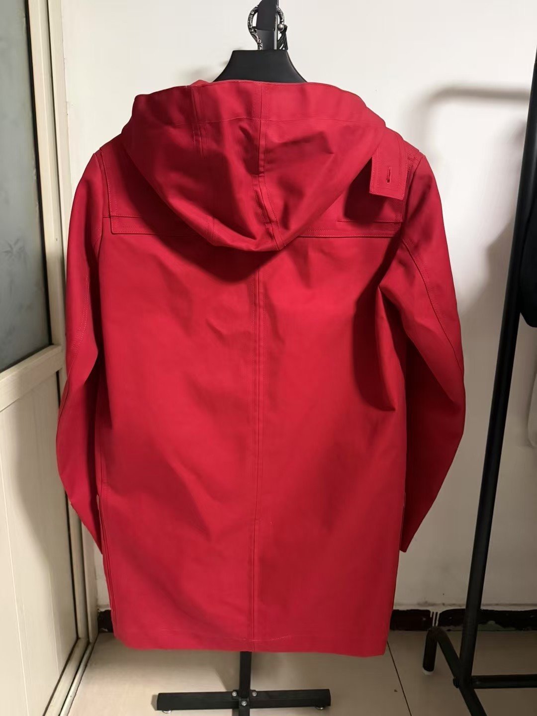 Dior Red Trench Coat Size 44 — detail