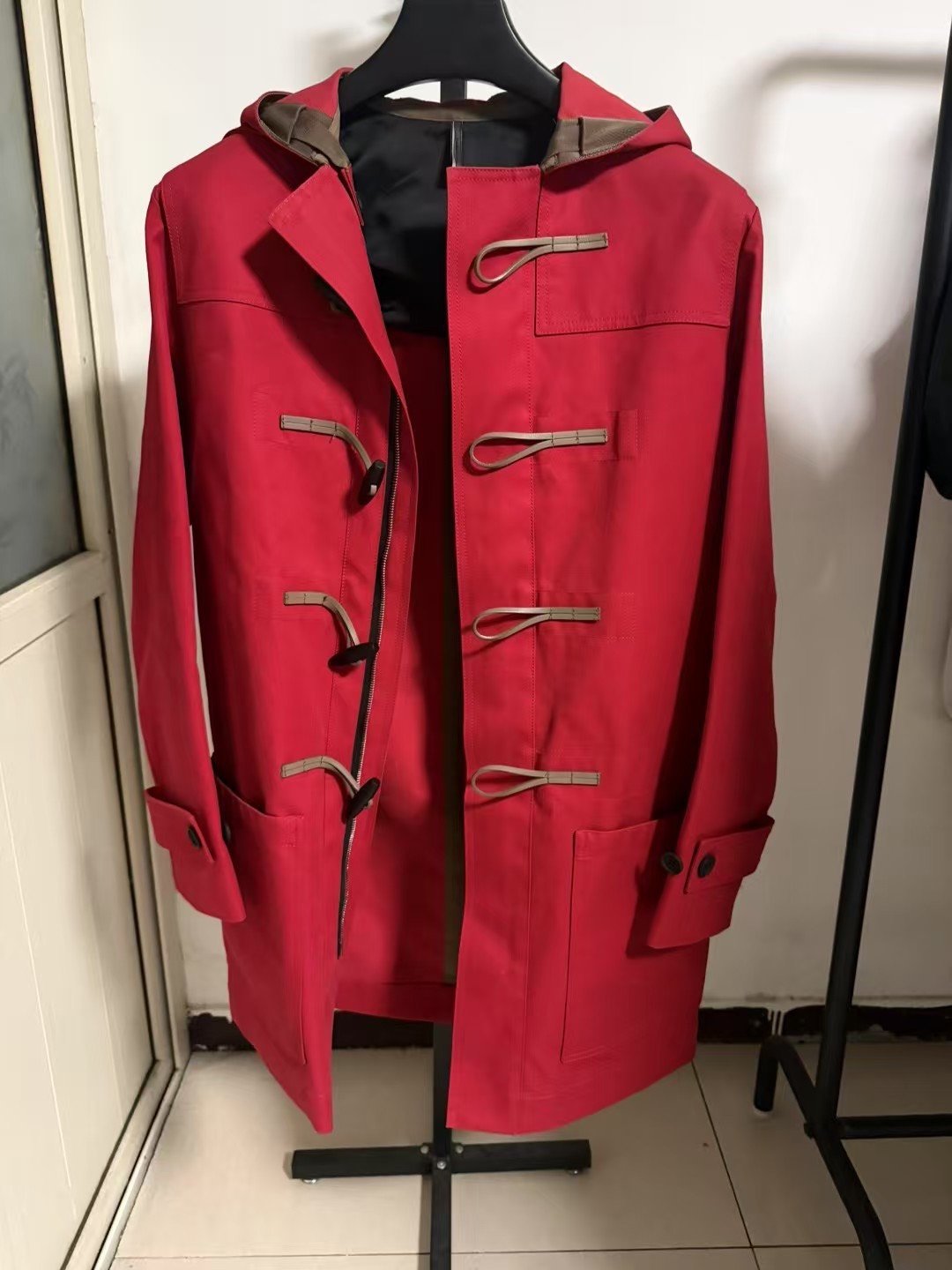 Dior Red Trench Coat Size 44 — front
