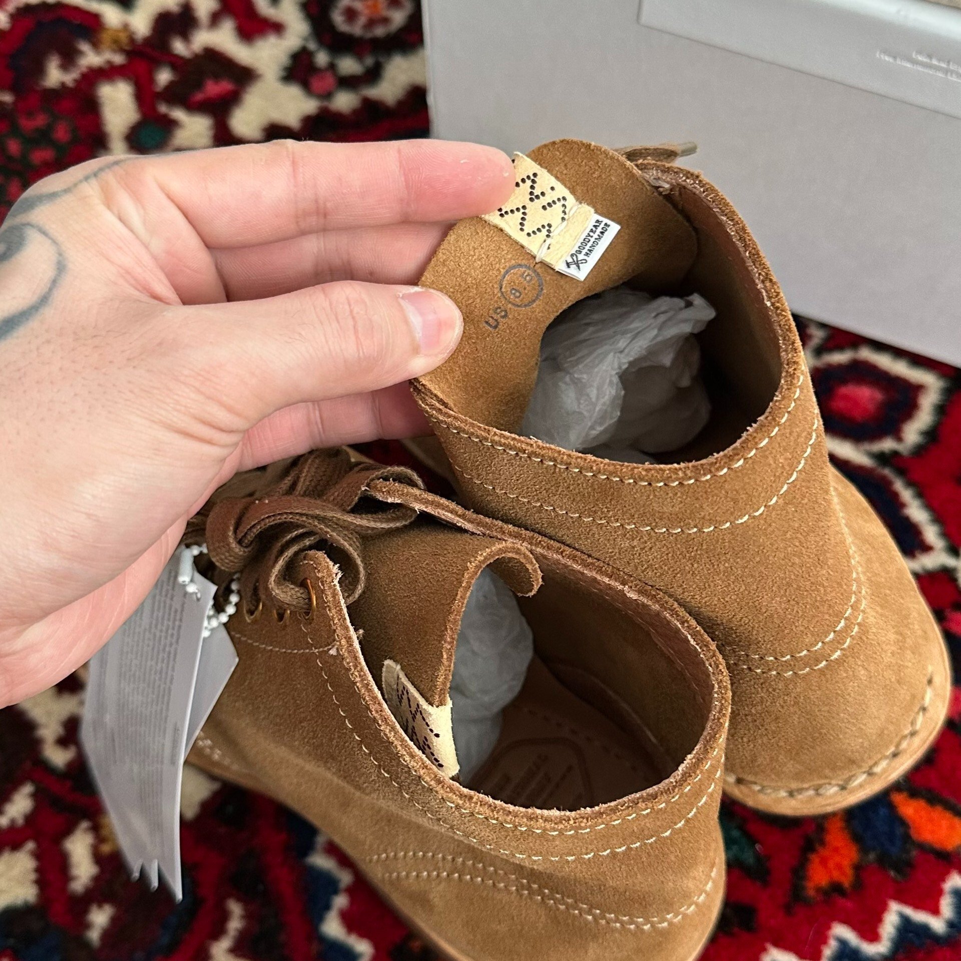 visvim 25AW Brigadier Boots — label