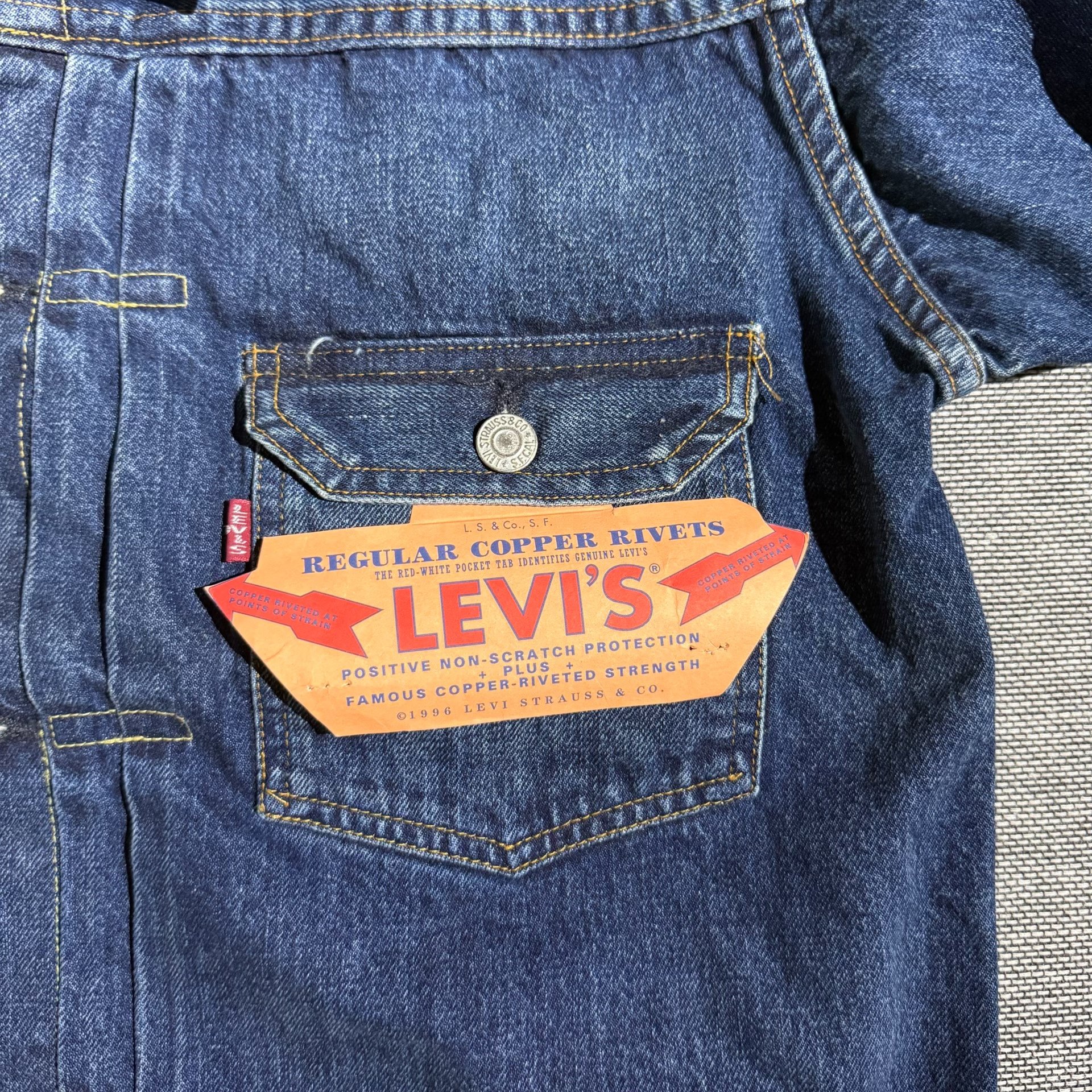 Levi's LVC 506XX Denim Jacket — back