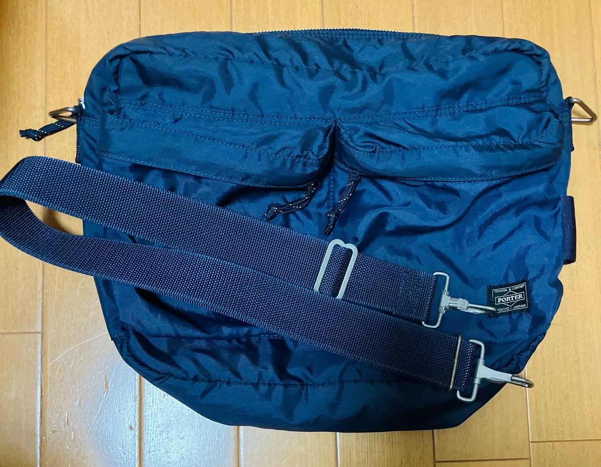 Porter Air Force Blue Crossbody Shoulder Bag