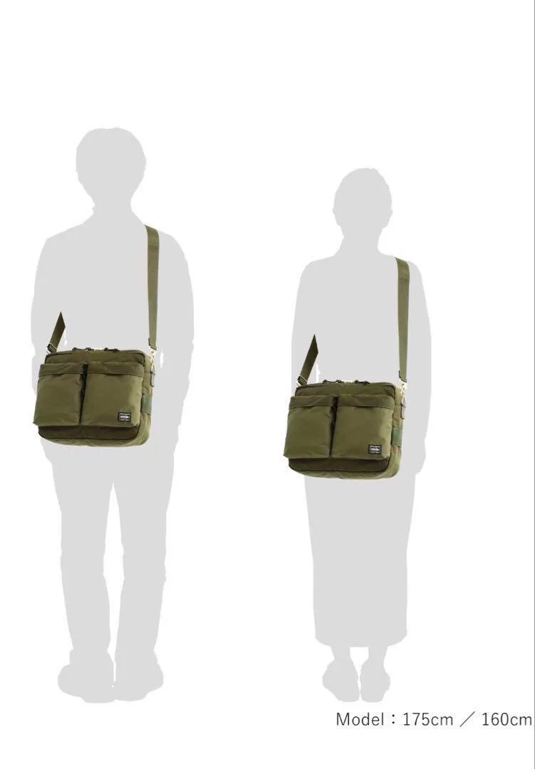 Porter Air Force Blue Crossbody Shoulder Bag — back