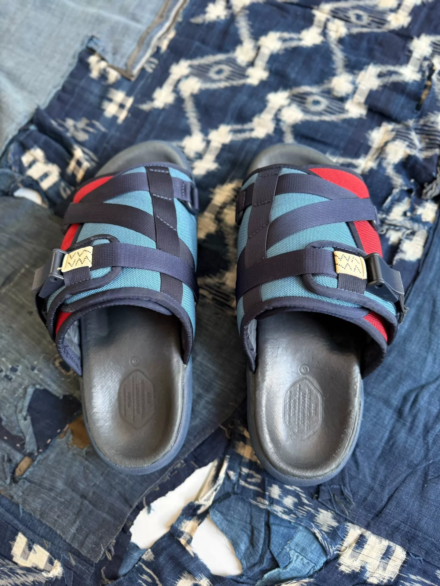 VISVIM CHRISTO Slippers M Size — label