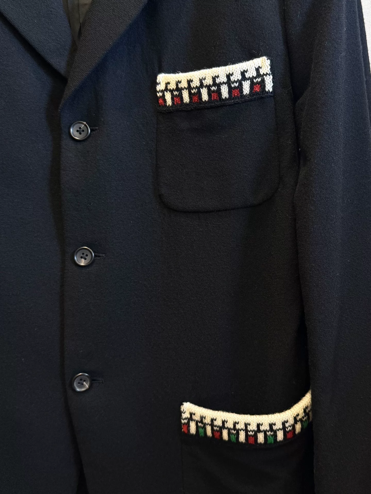 Yohji Yamamoto 89AW Note Blazer Set — front