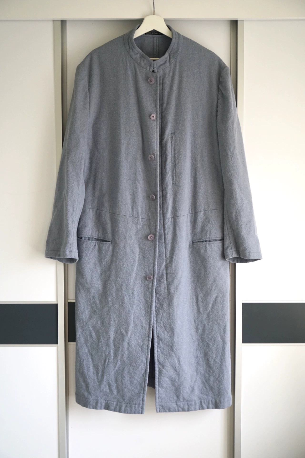 Yohji Yamamoto 01AW Haze Blue Coat