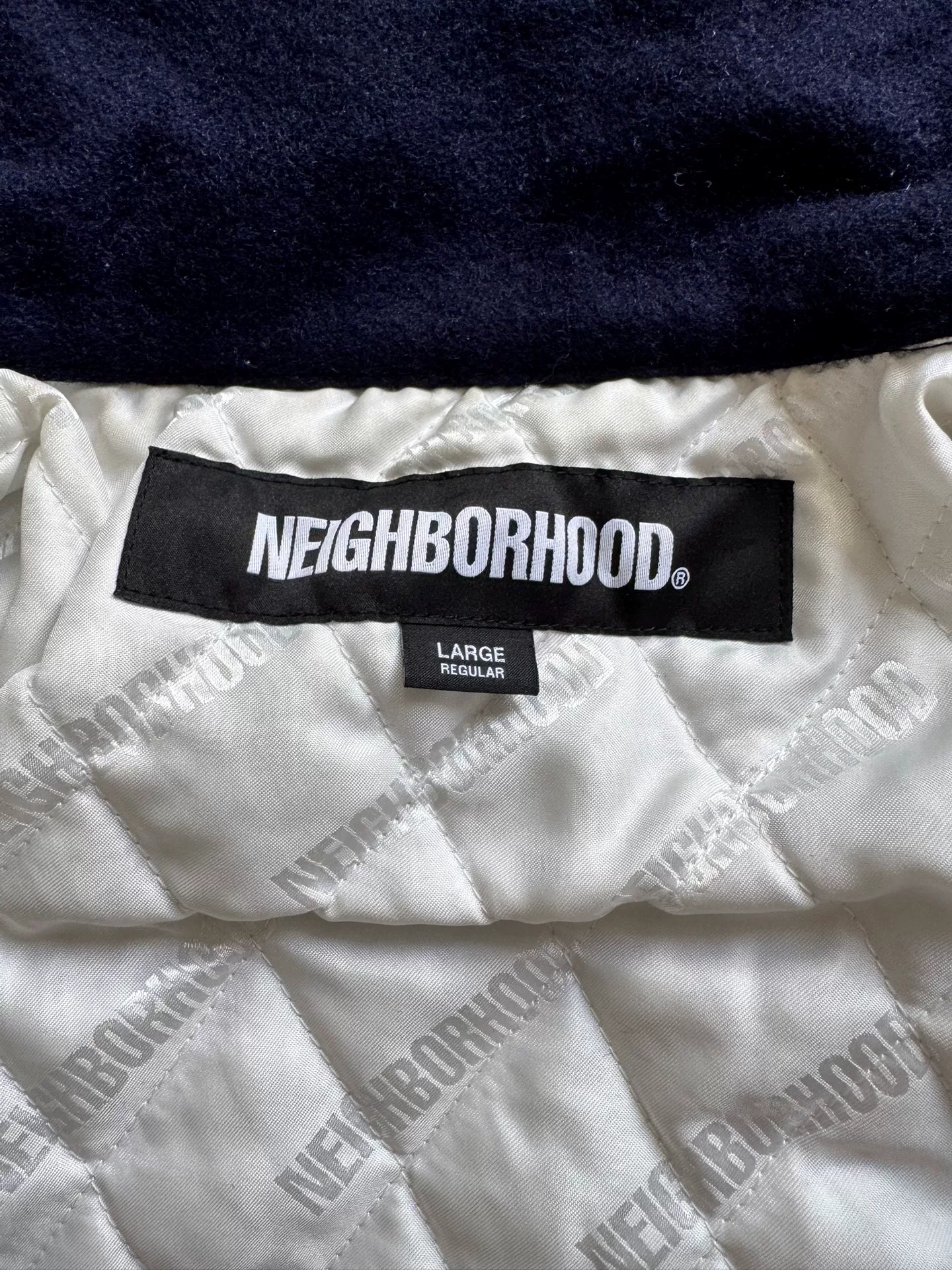 Neighborhood 23AW Embroidered Wool Jacket — back