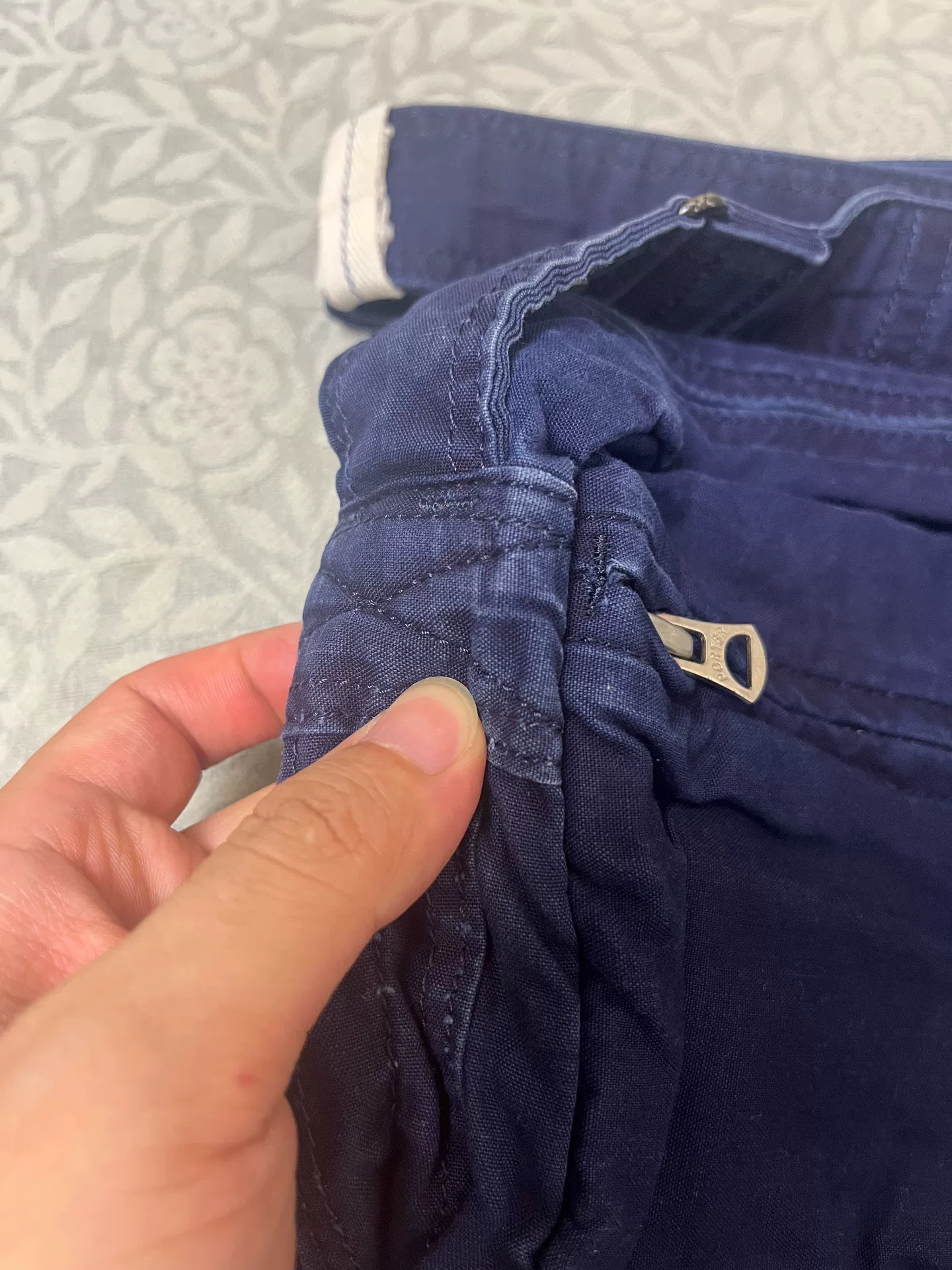 Porter Classic Indigo Crossbody Bag — detail