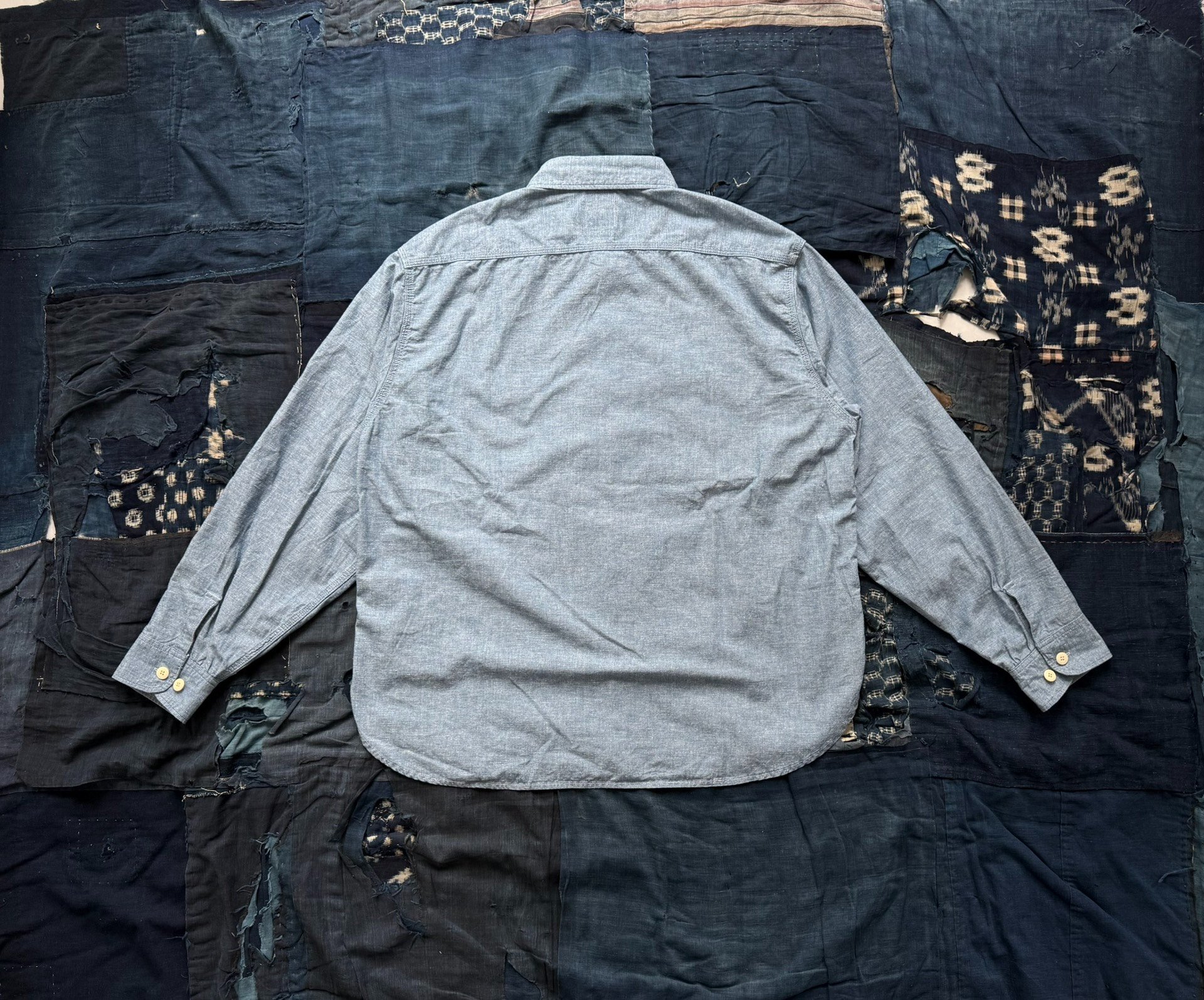 VISVIM 26SS BRIGGS CHAMBRAY SHIRT — detail