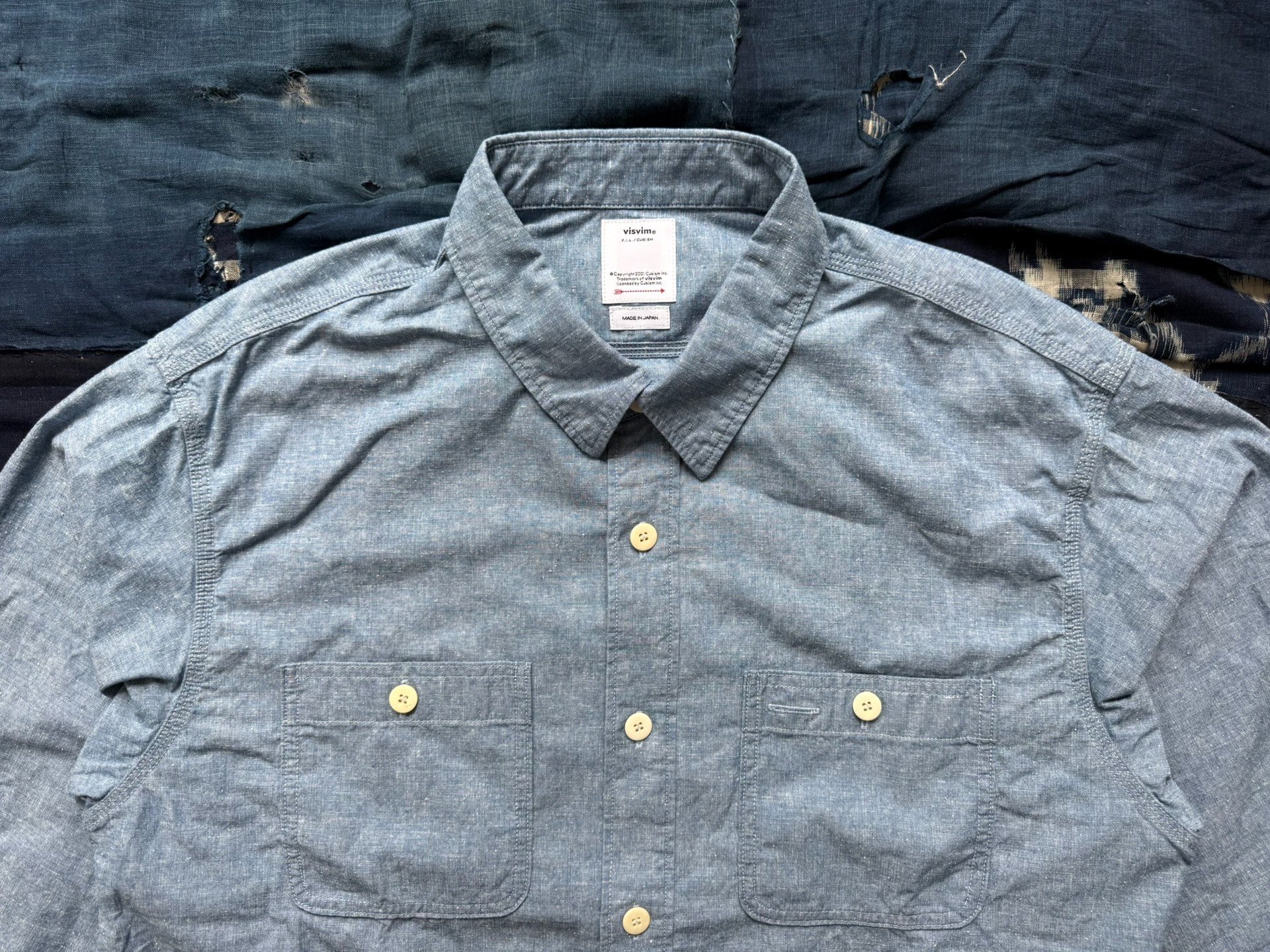 VISVIM 26SS BRIGGS CHAMBRAY SHIRT — back