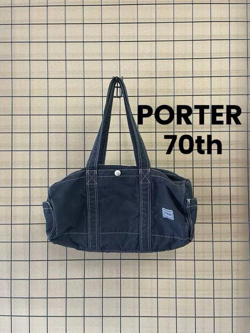 PORTER 70th Anniversary Black Handbag