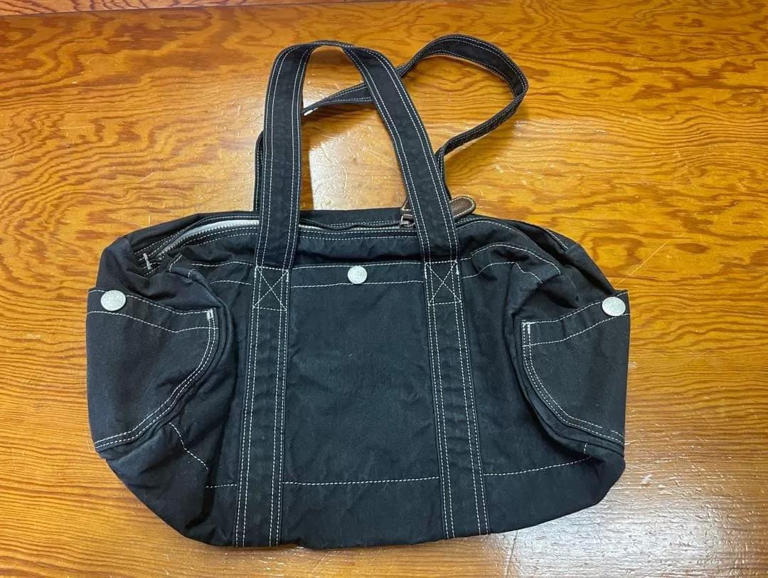 PORTER 70th Anniversary Black Handbag — detail