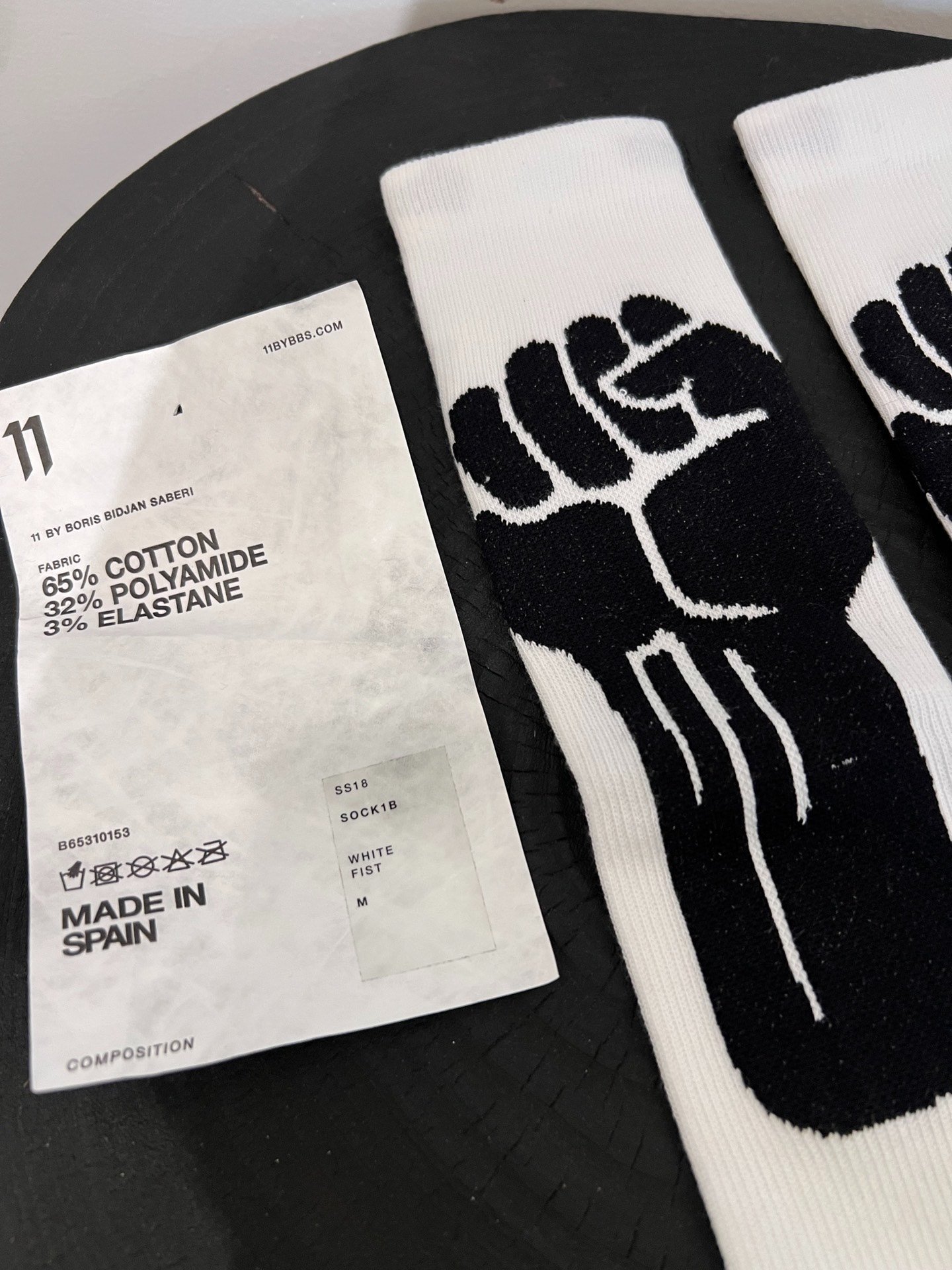 Boris Bidjan Saberi 11by BBS Cotton Socks — front
