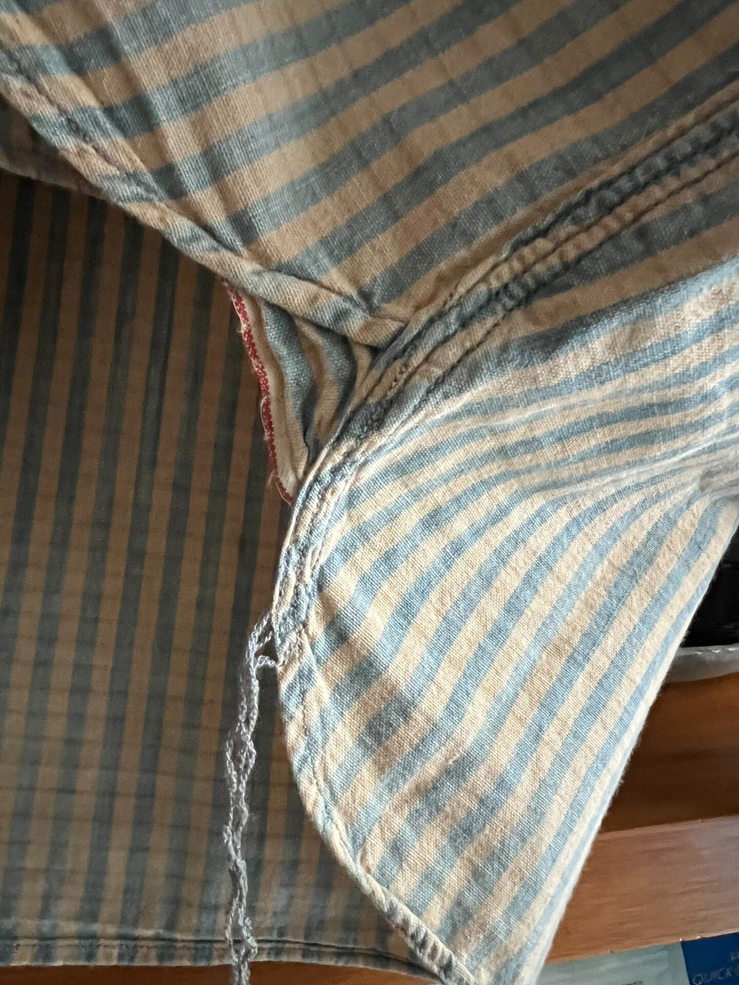 Old Joe Japanese Striped Work Shirt — detail