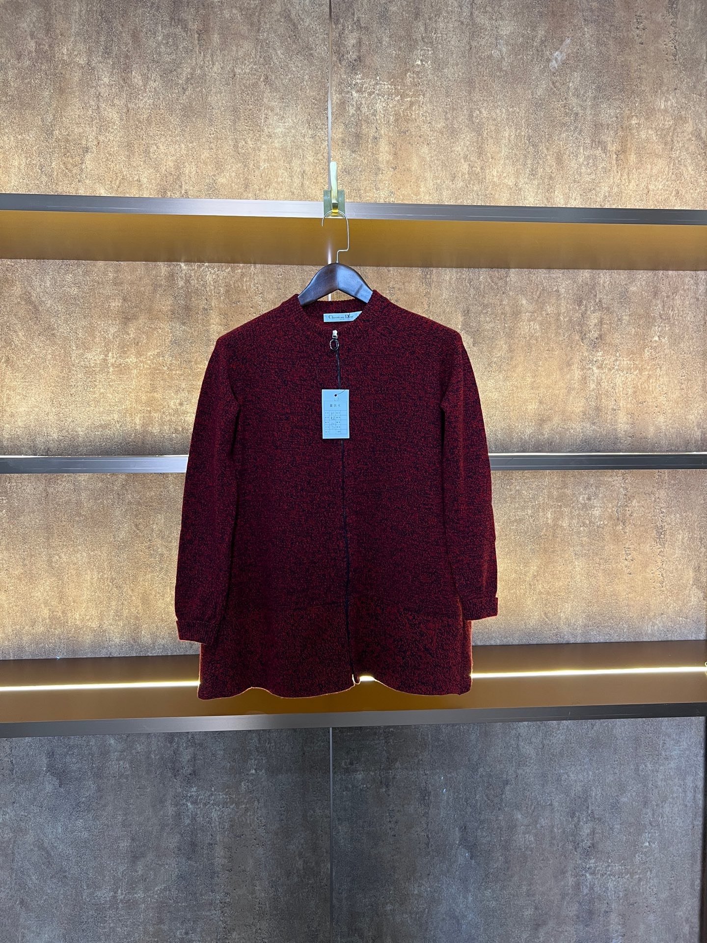 Dior Zip Cashmere Coat