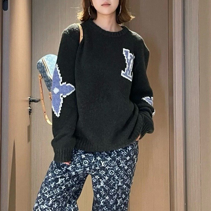 Louis Vuitton SS25 Ski Clover Knit Sweater