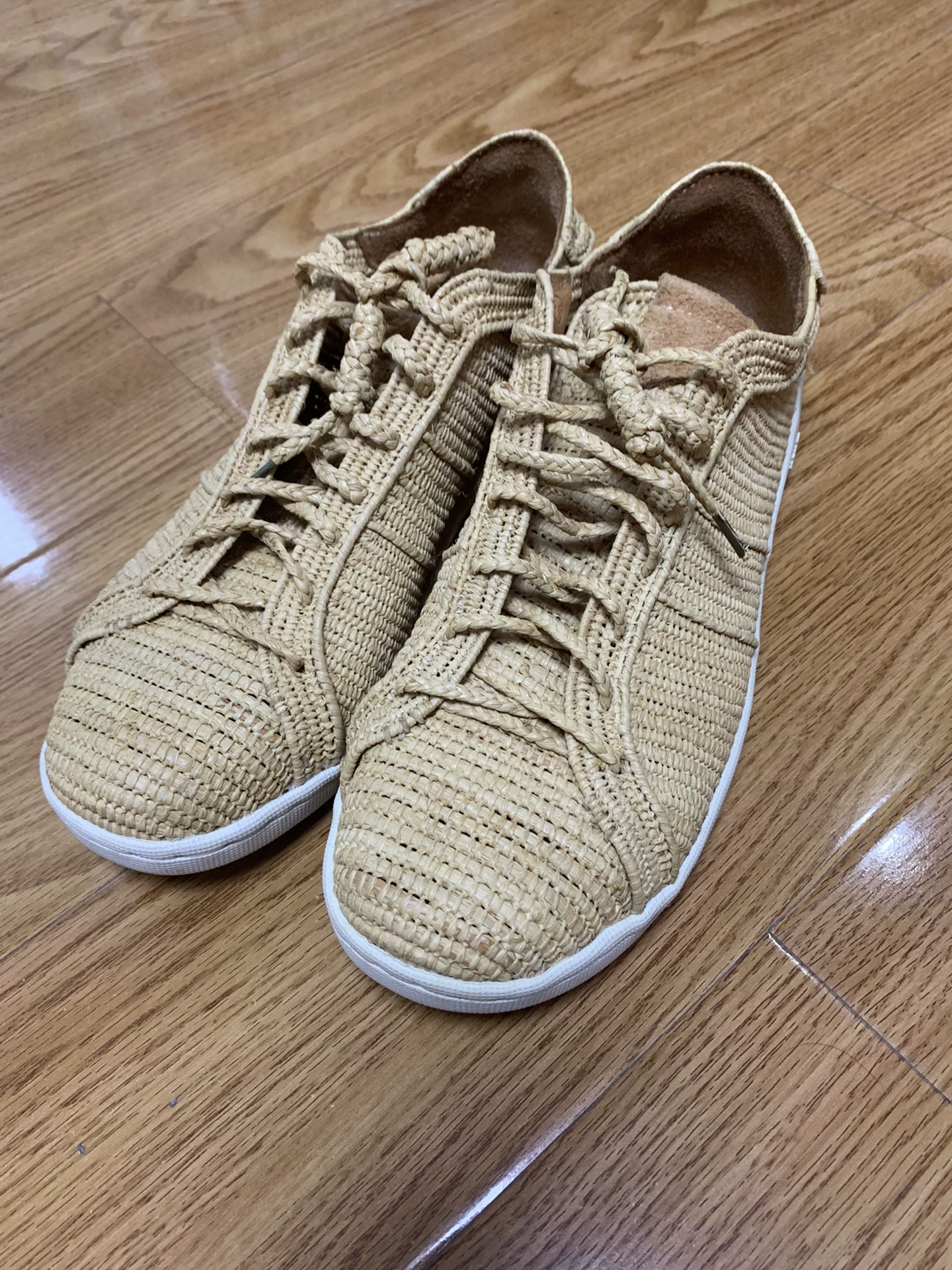 visvim Foley Raffia Folk Shoes