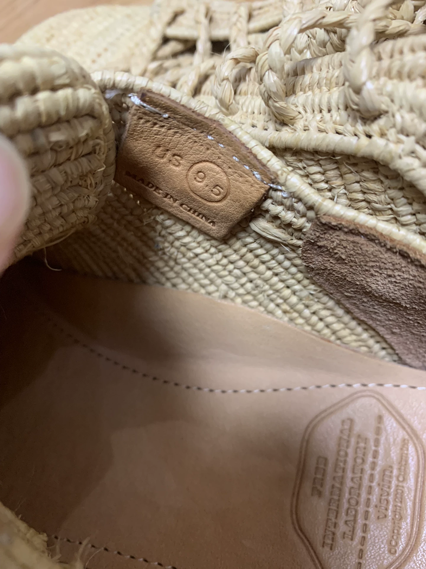 visvim Foley Raffia Folk Shoes — detail