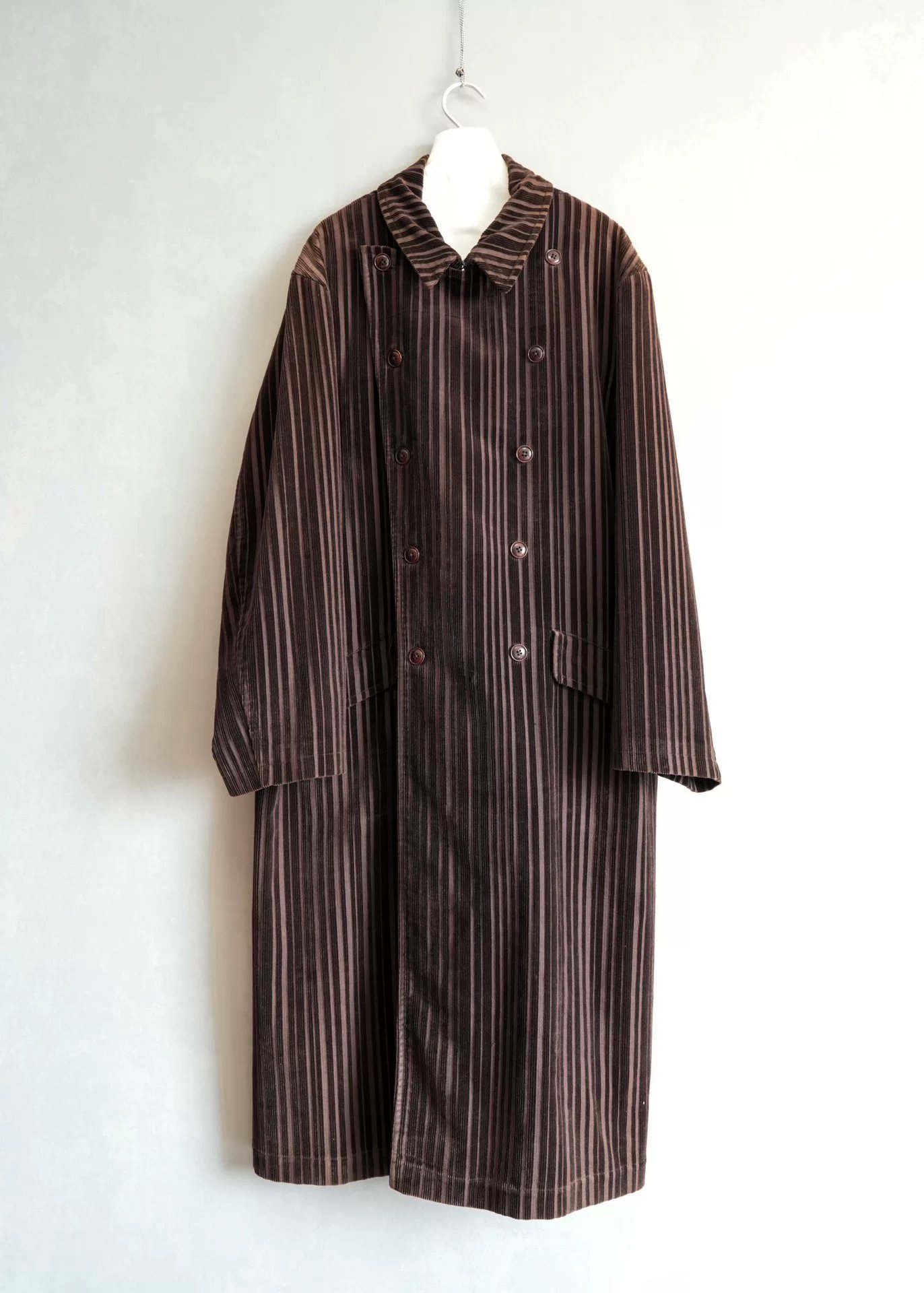 Yohji Yamamoto 96AW Striped Corduroy Coat
